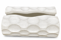 Ivory Wave Textured Tissue Box