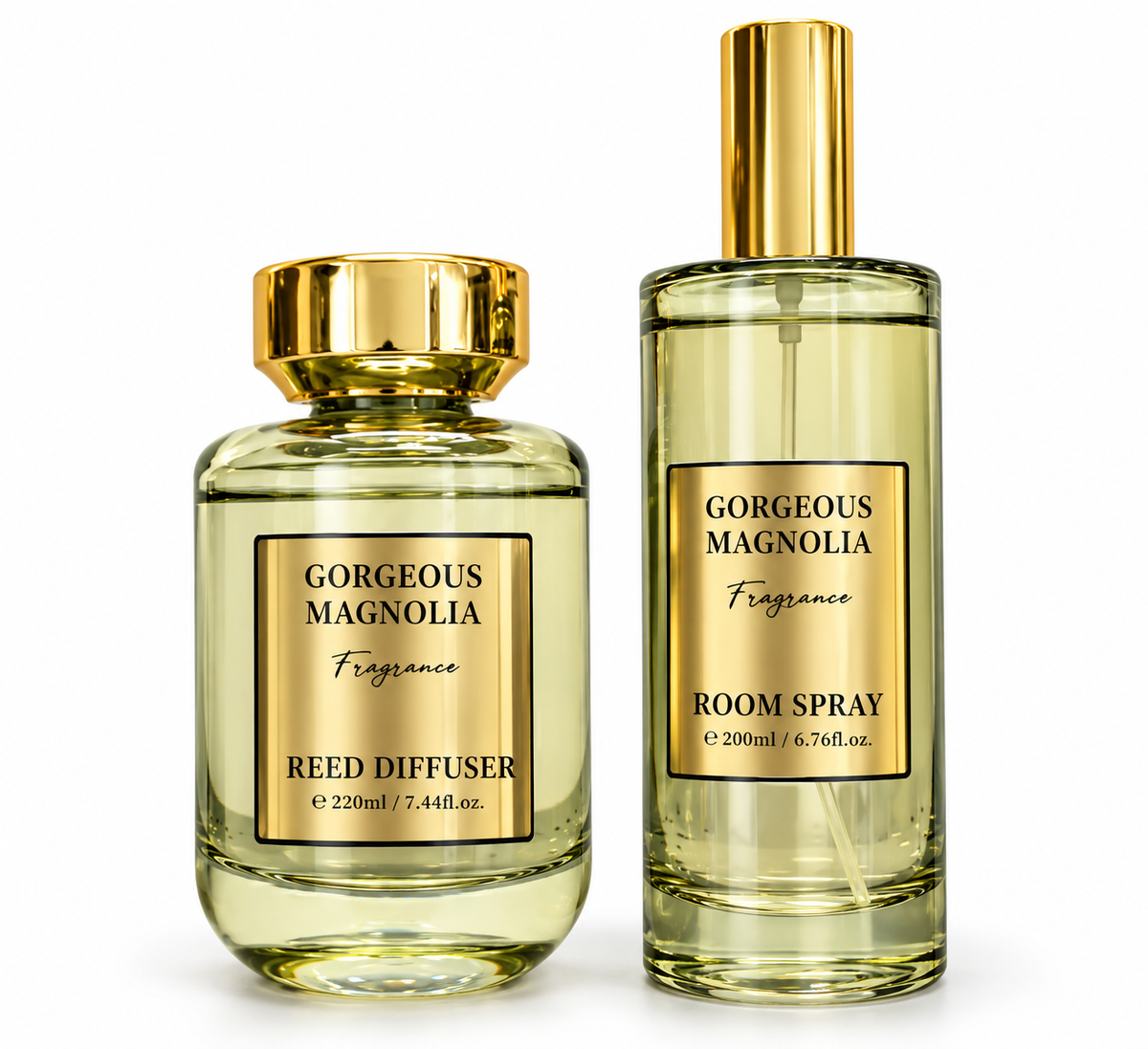 Gorgeous Magnolia Fragrance Duo – Reed Diffuser & Room Spray