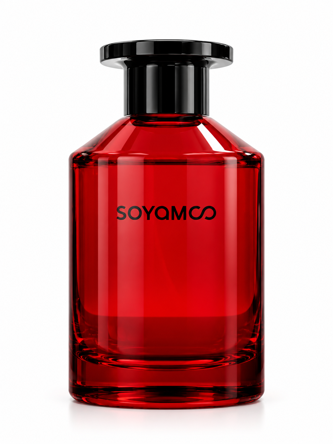 SOYAMCO Red Glass Fragrance Bottle