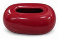 Glossy Burgundy Pebble Tissue Box