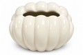 Ivory Ribbed Pumpkin Tissue Box