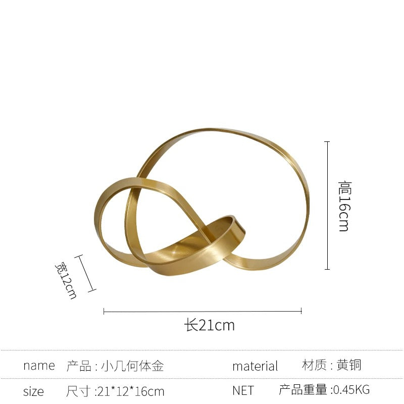 Abstract metal set