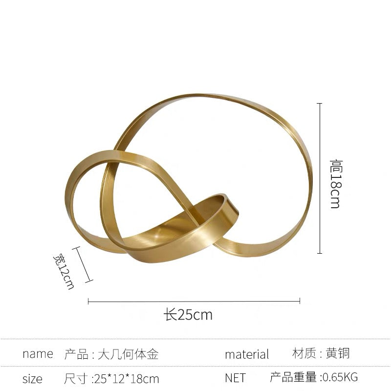 Abstract metal set