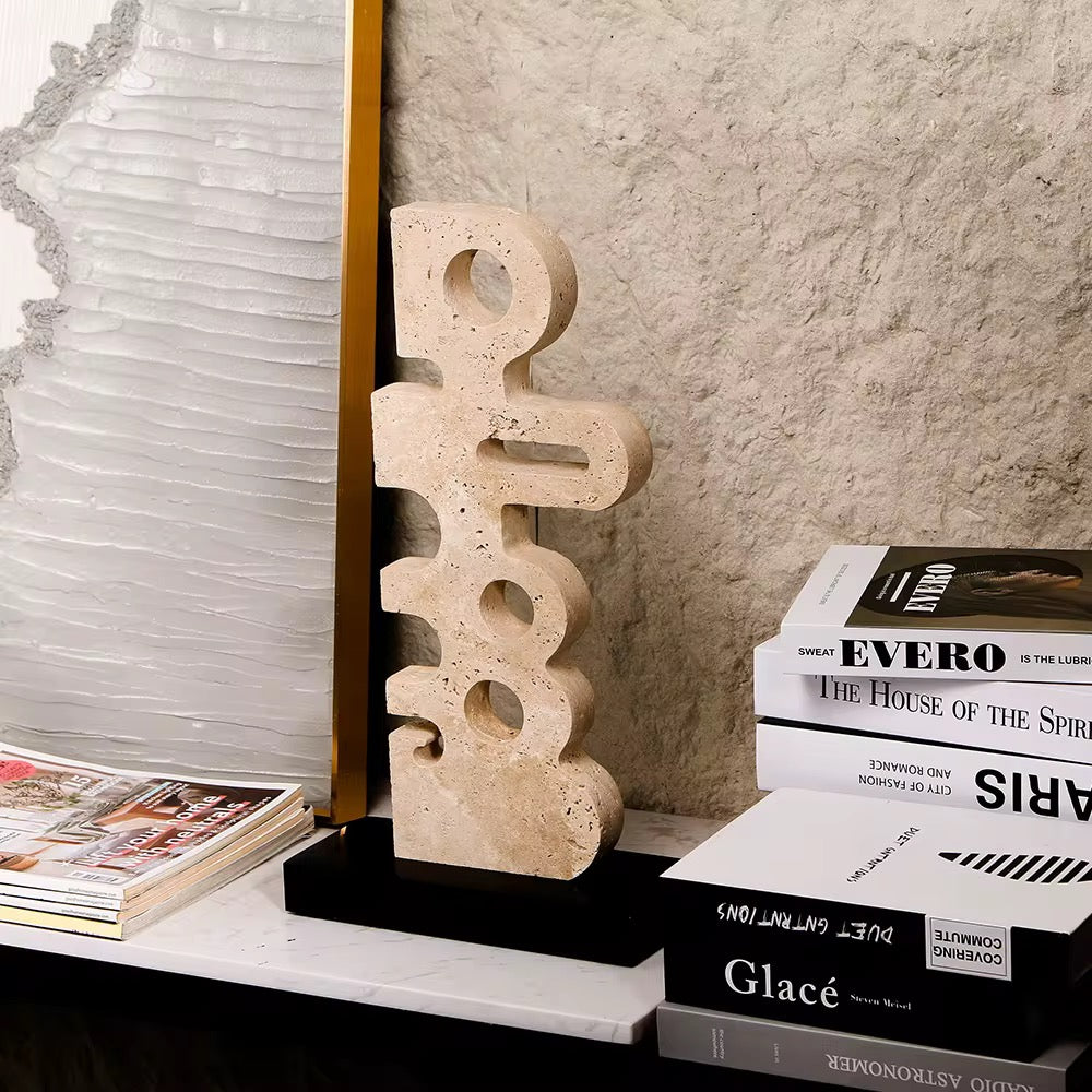 Minimalist geometric sculpture