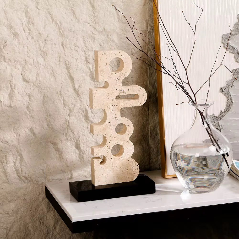 Minimalist geometric sculpture