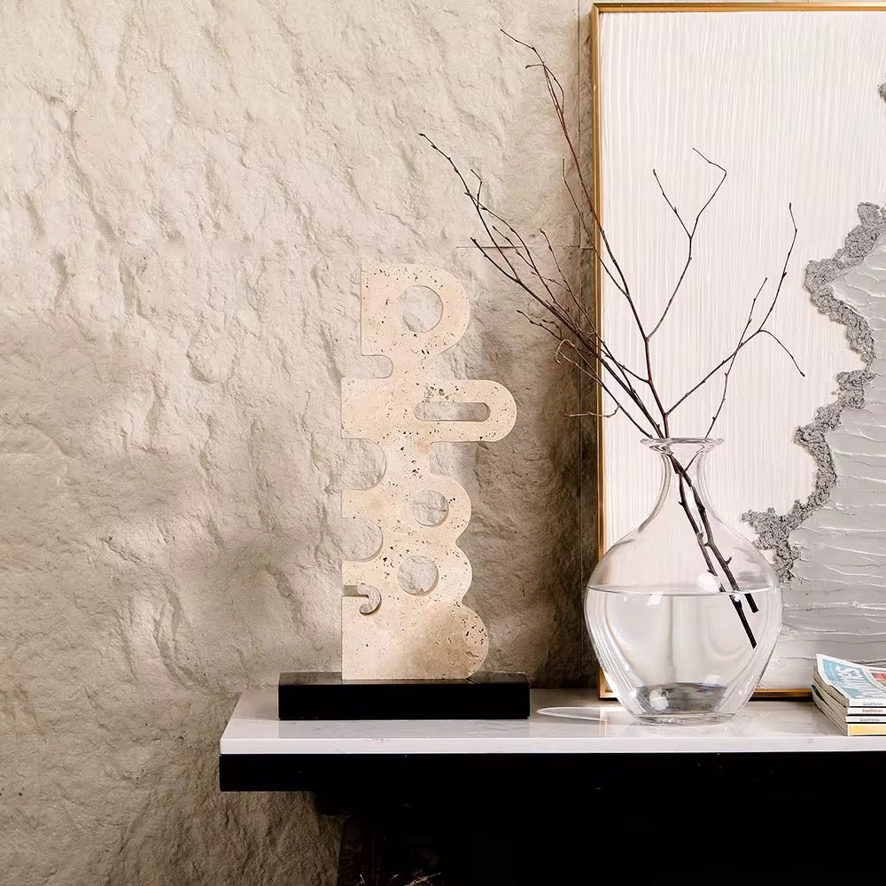 Minimalist geometric sculpture