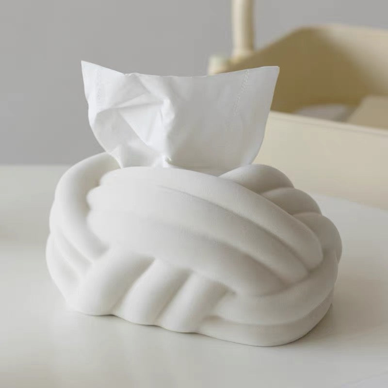 Velvet tissue holder