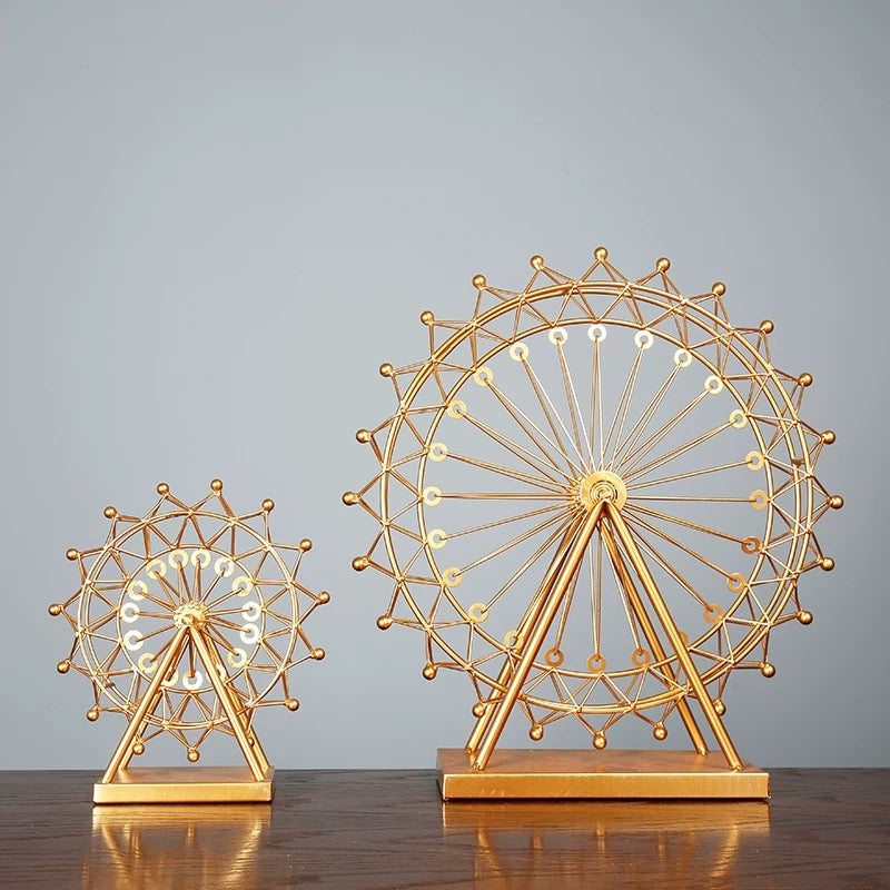 Wheels metal decoration