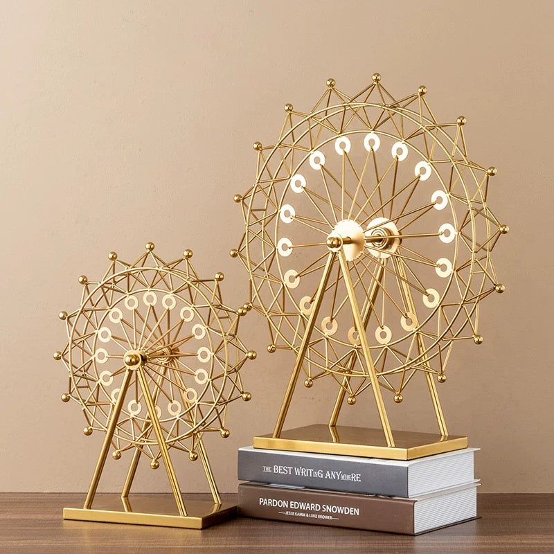 Wheels metal decoration