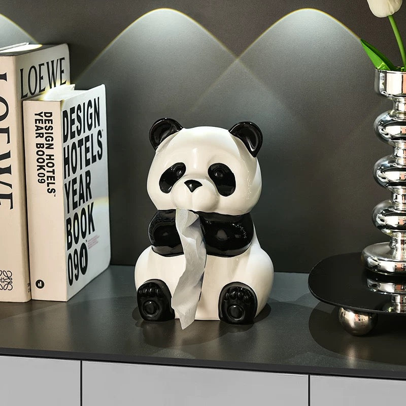 Panda tissue holder
