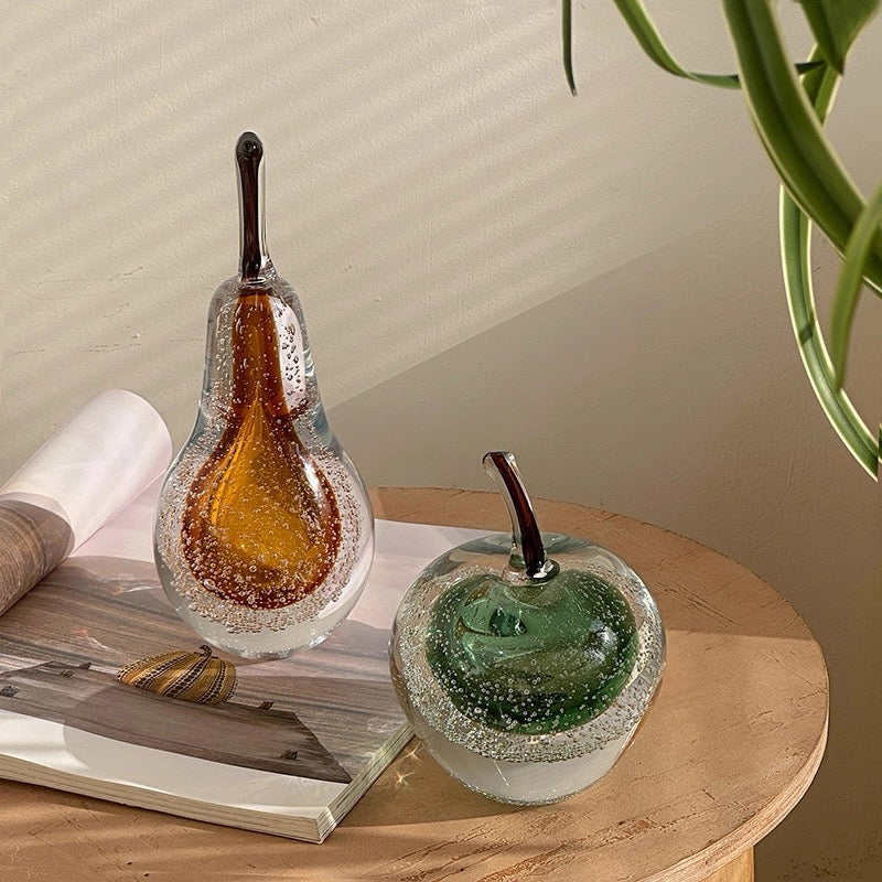 Apple and pear glass