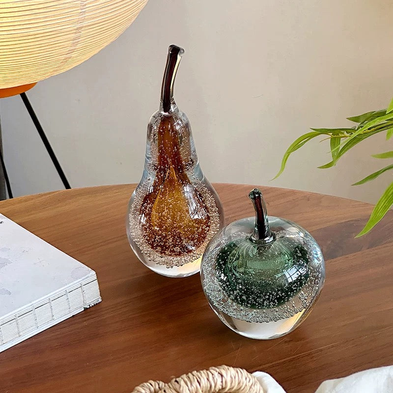 Apple and pear glass