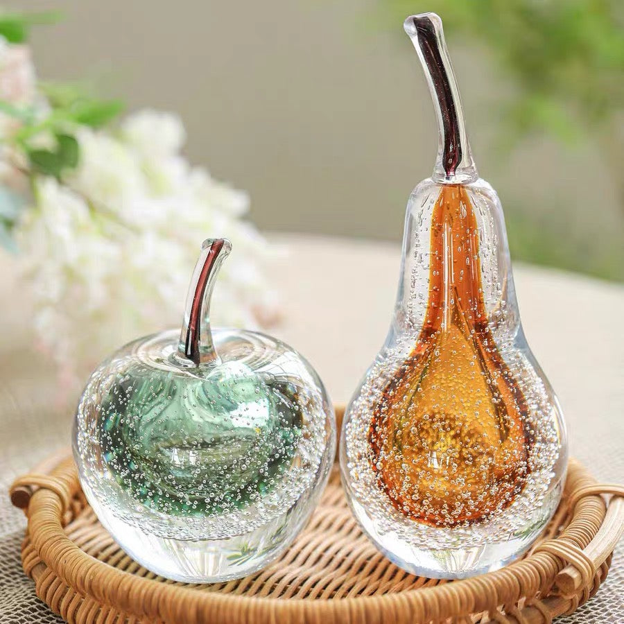 Apple and pear glass