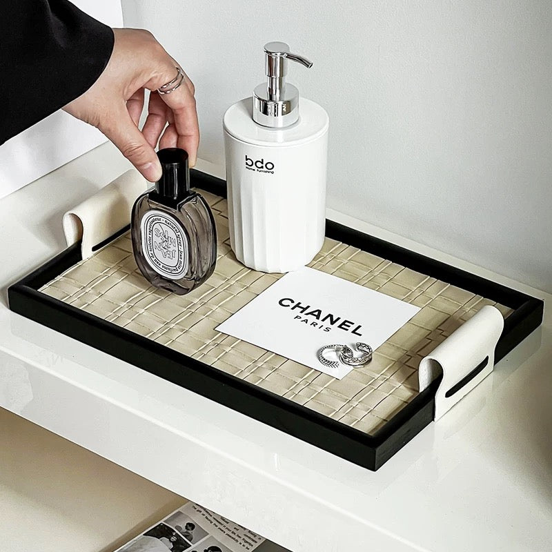 Black Modern tray set