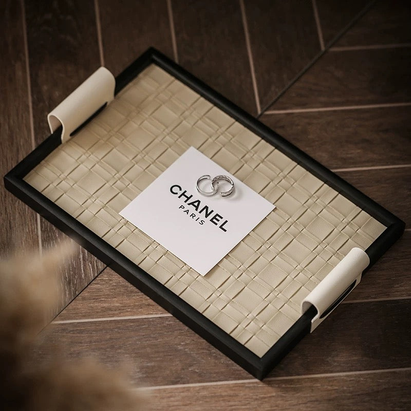 Black Modern tray set