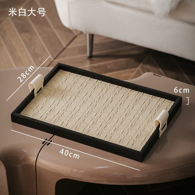 Black Modern tray set