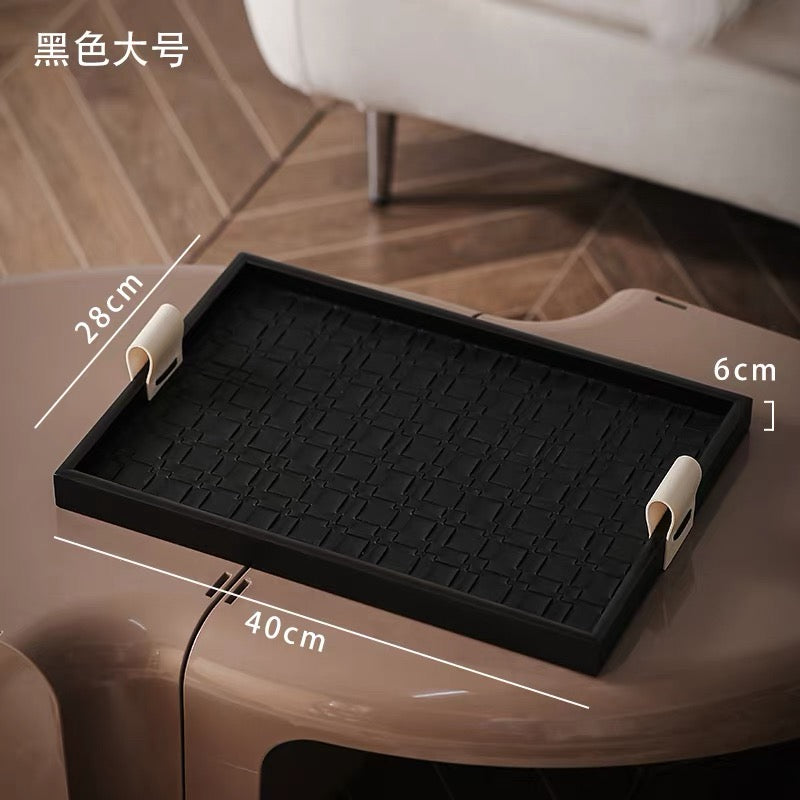 Black Modern tray set