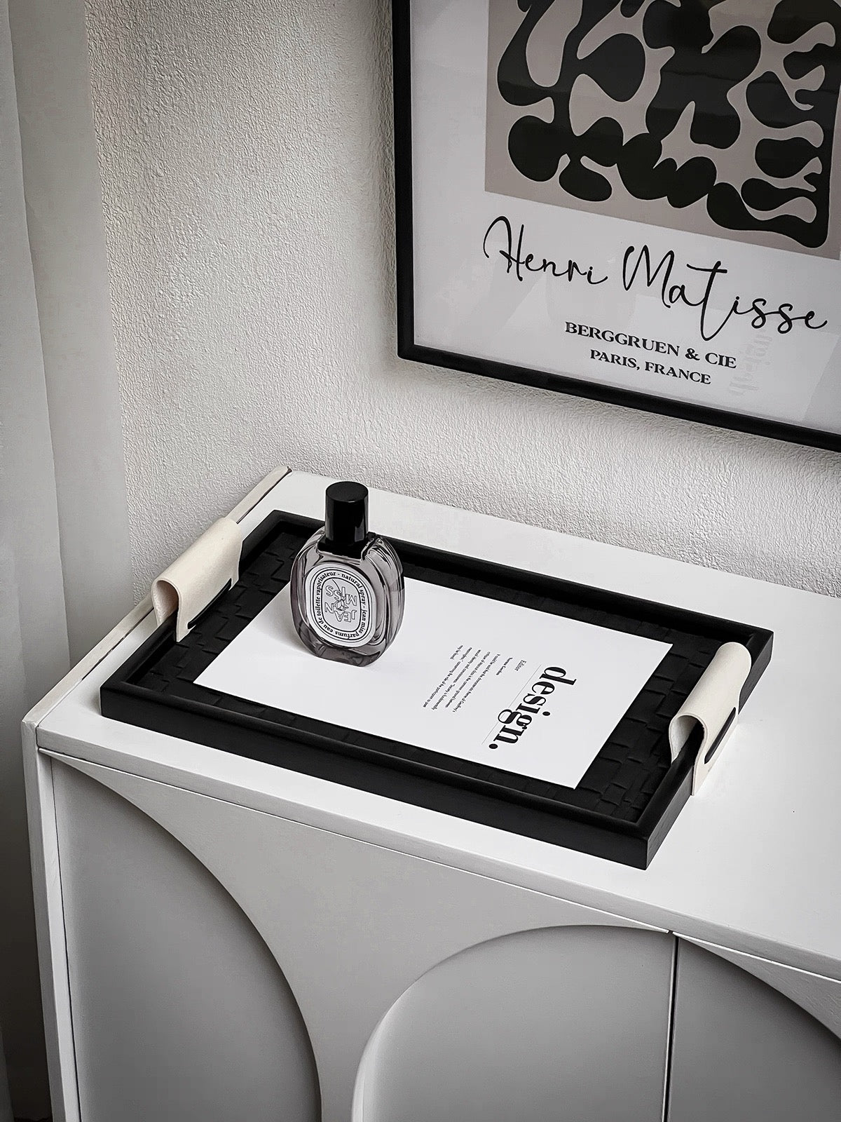 Black Modern tray set