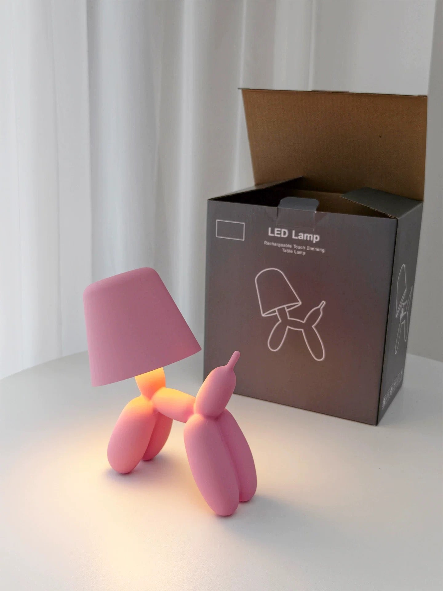 Dog balloon lamp
