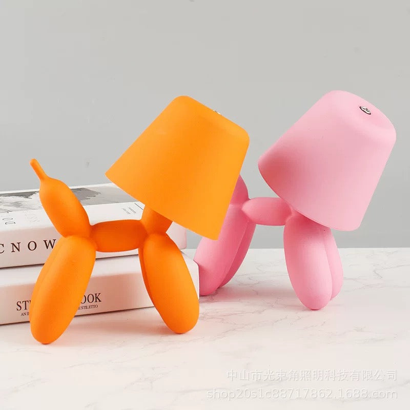 Dog balloon lamp