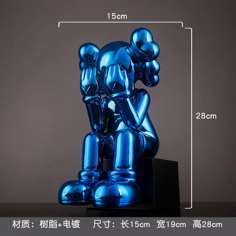 Abstract sitting figure