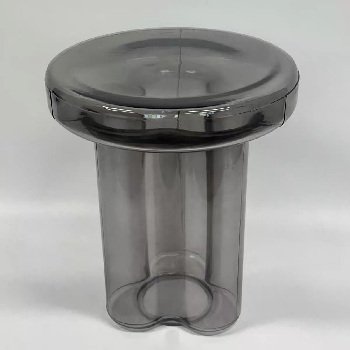Glass side table