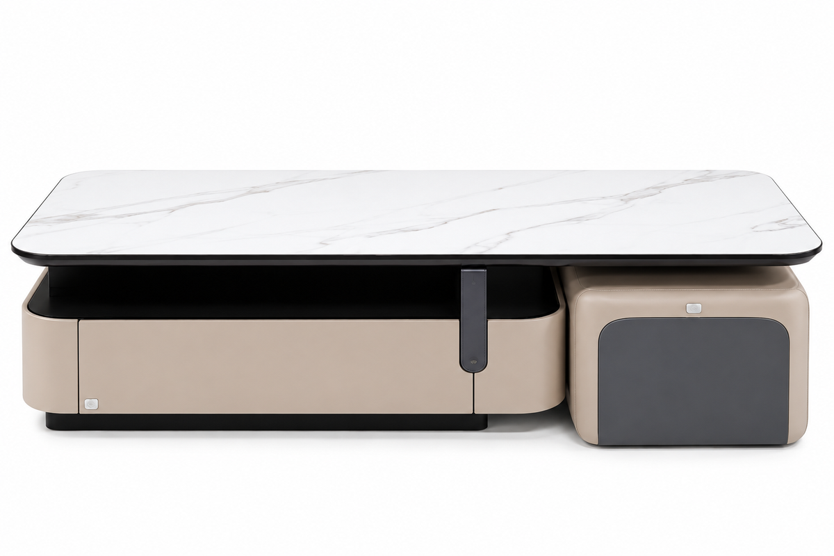 Luna Marble Modular TV Console