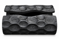 Black Textured Wave Tissue Box Cover