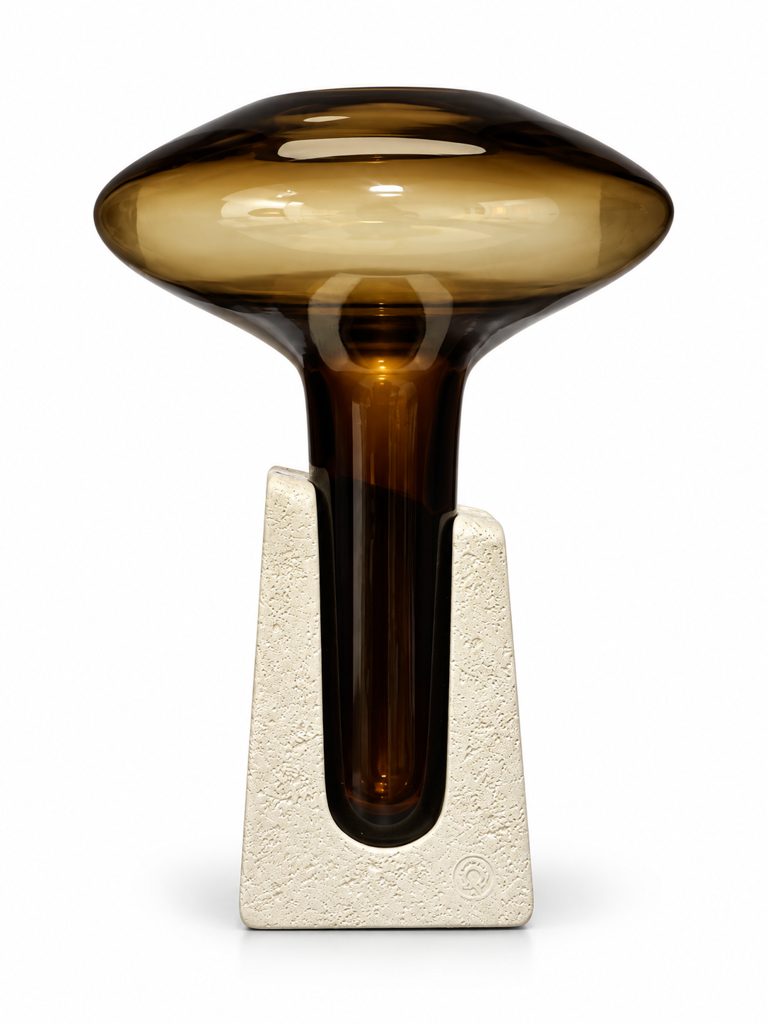 Amber Glass Vase