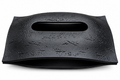 Black Textured Wave Tissue Box