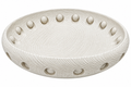 White Textured Perforated Bowl