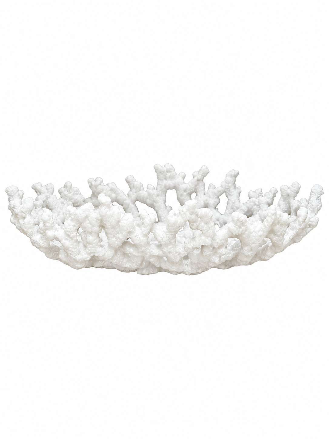White Coral-Inspired Decorative Bowl